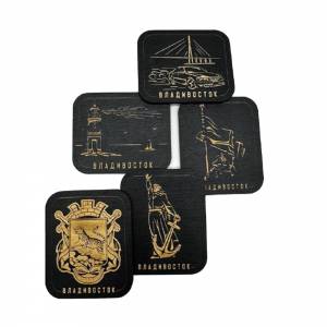 Магнит дерево прямоугольный